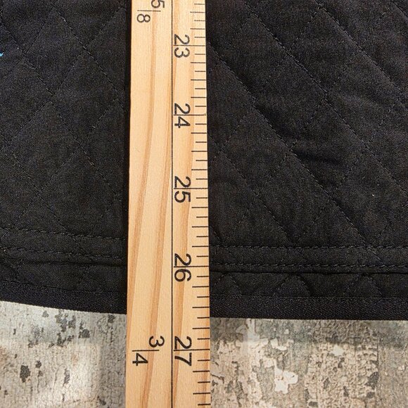Inspira Flex Zip Front Quilted Vest Black Size Large - Picture 5 of 5